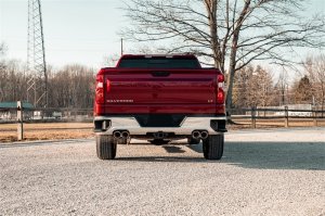 GMC Sierra 1500 Performance Exhaust - Dual Rear Exit - CORSA Performance - Cat-Back with Twin 4in Pro-Series Tips - Polished - `19-`25